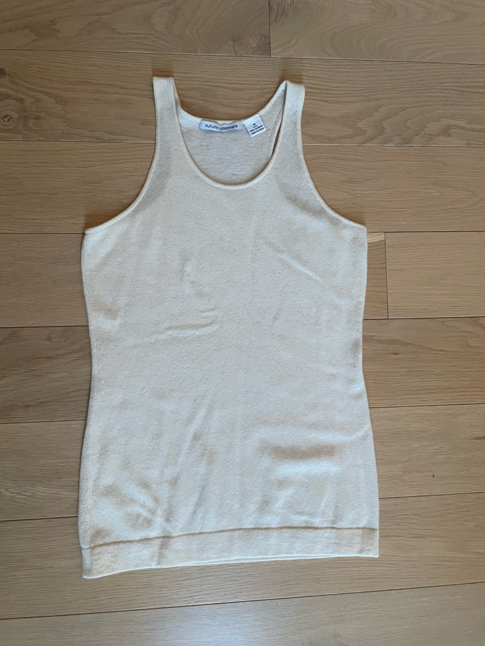 Autumn Cashmere Soft Cream Cashmere‎ Tank